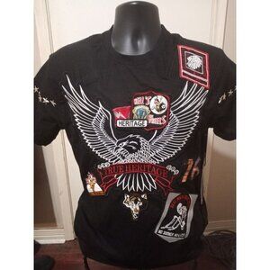 New Heritage America NWT True Heritage Graphic T-Shirt Men Medium M Eagle